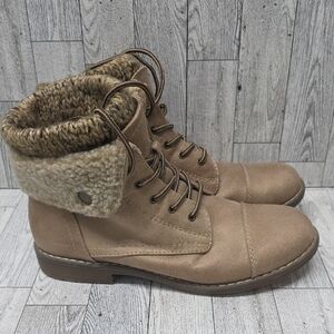 White Mountain Tan Combat Boots